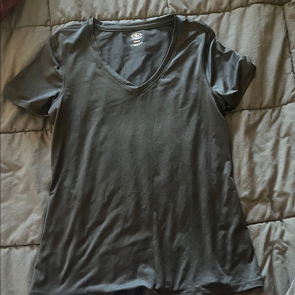 Athletic Works Charcoal V-Neck Women's Tee